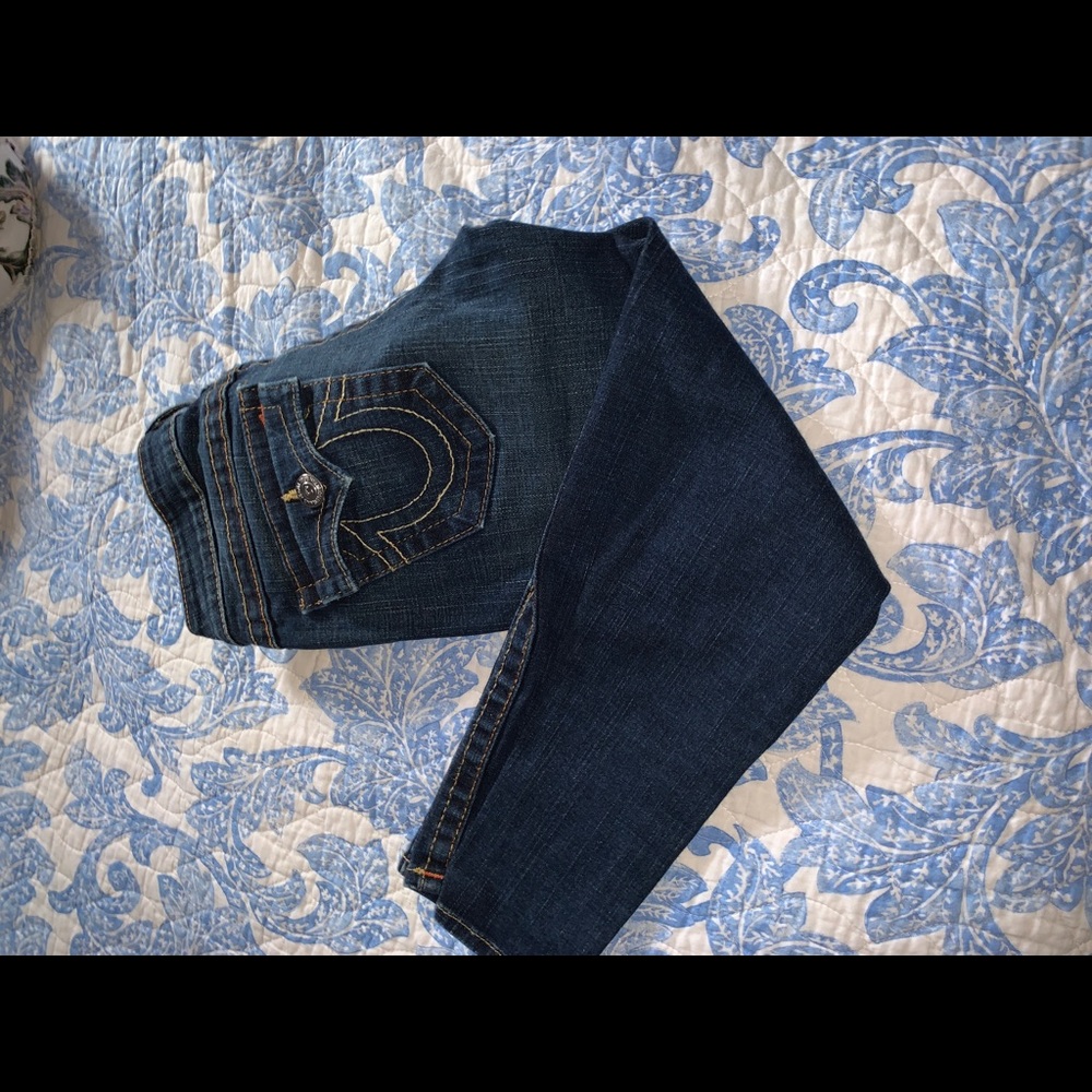 True religion Jeans cropped/ Capri sz 27